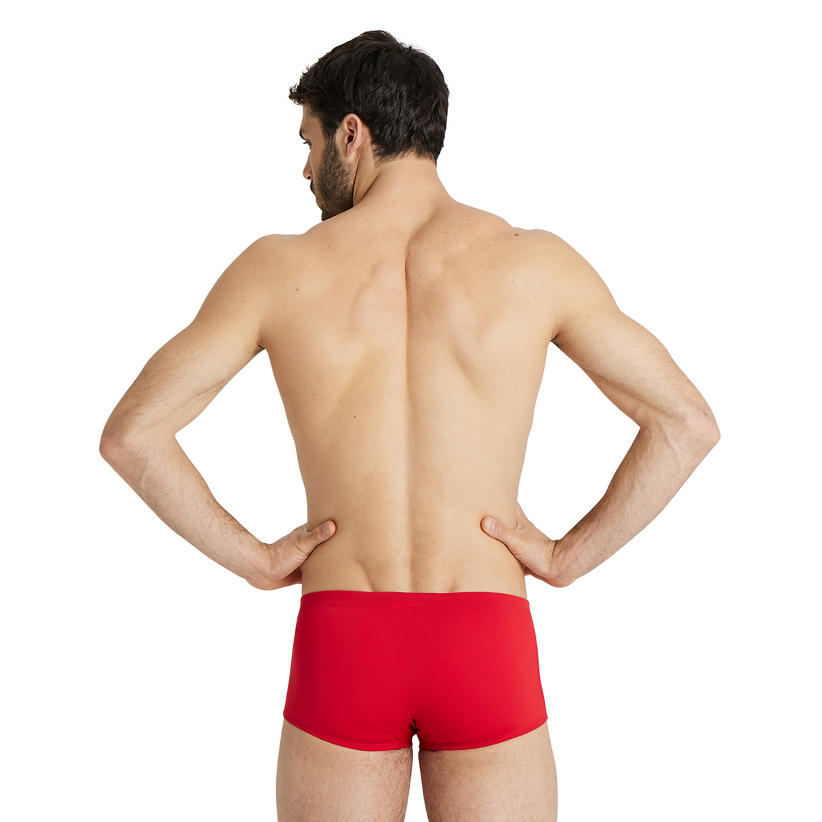 Arena Team Swim Low Waist Short Solid in ROT