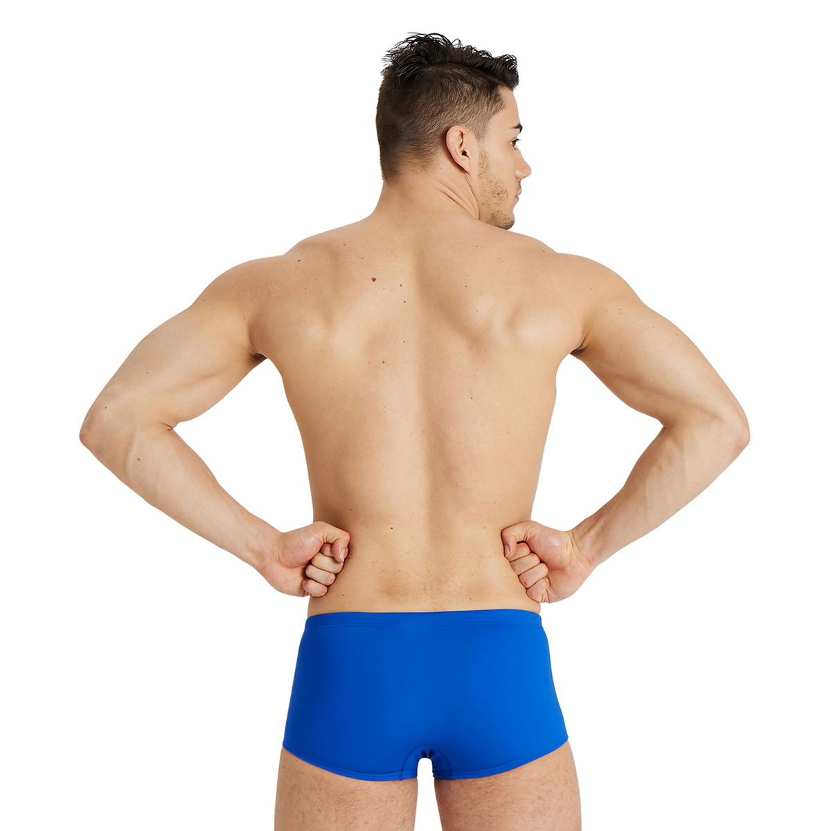 Arena Team Swim Low Waist Short Solid in BLAU