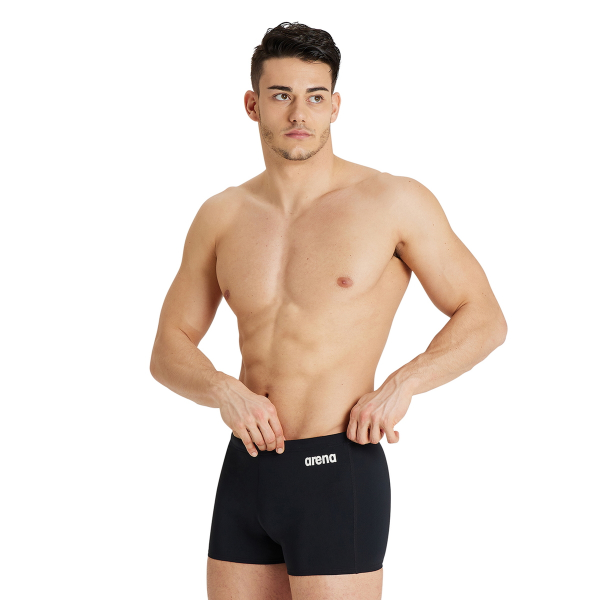 Arena Team Swim Short Solid in SCHWARZ
