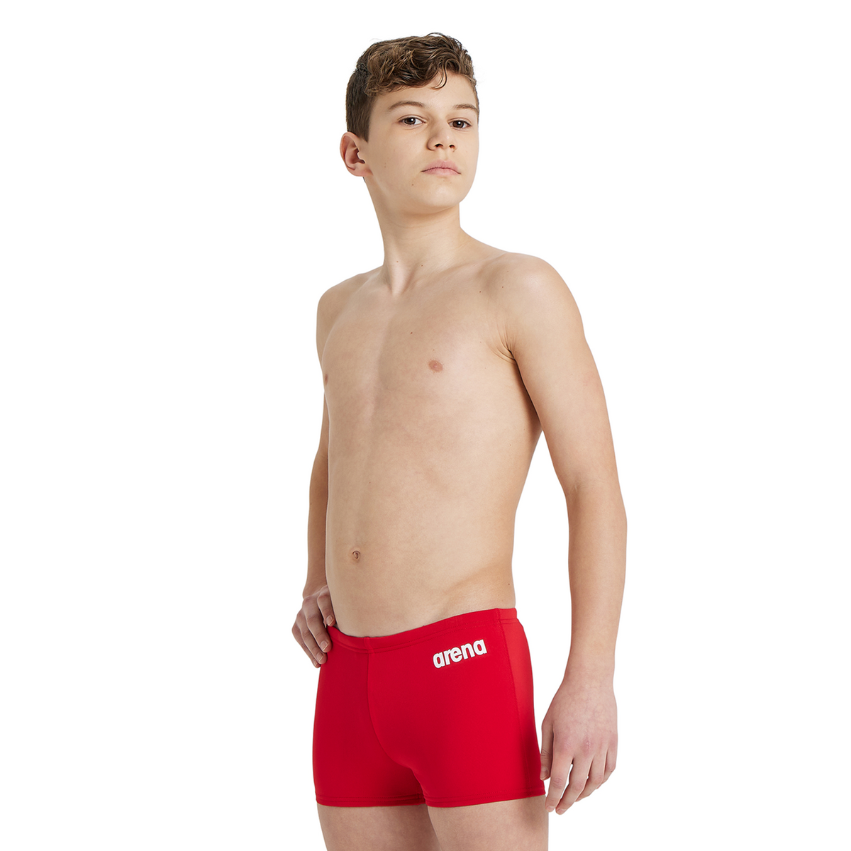 Arena Team Swim Short Solid in ROT