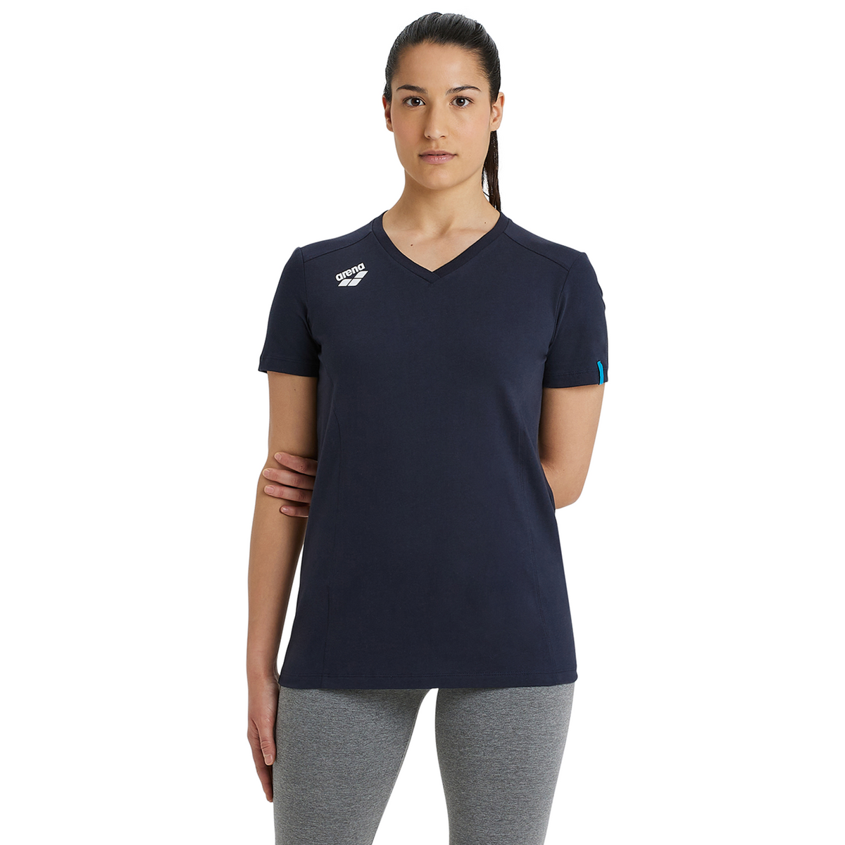 Arena Team T-Shirt Panel in SCHWARZ