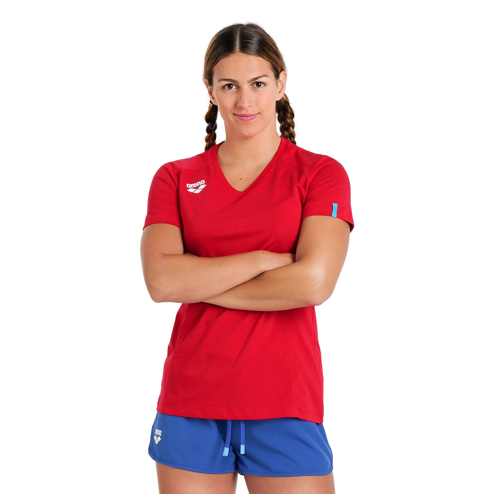 Arena Team T-Shirt Panel in ROT