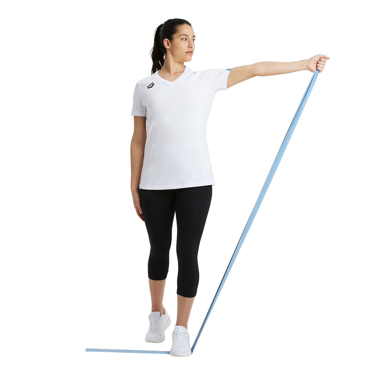 Arena Team T-Shirt Panel in WEISS