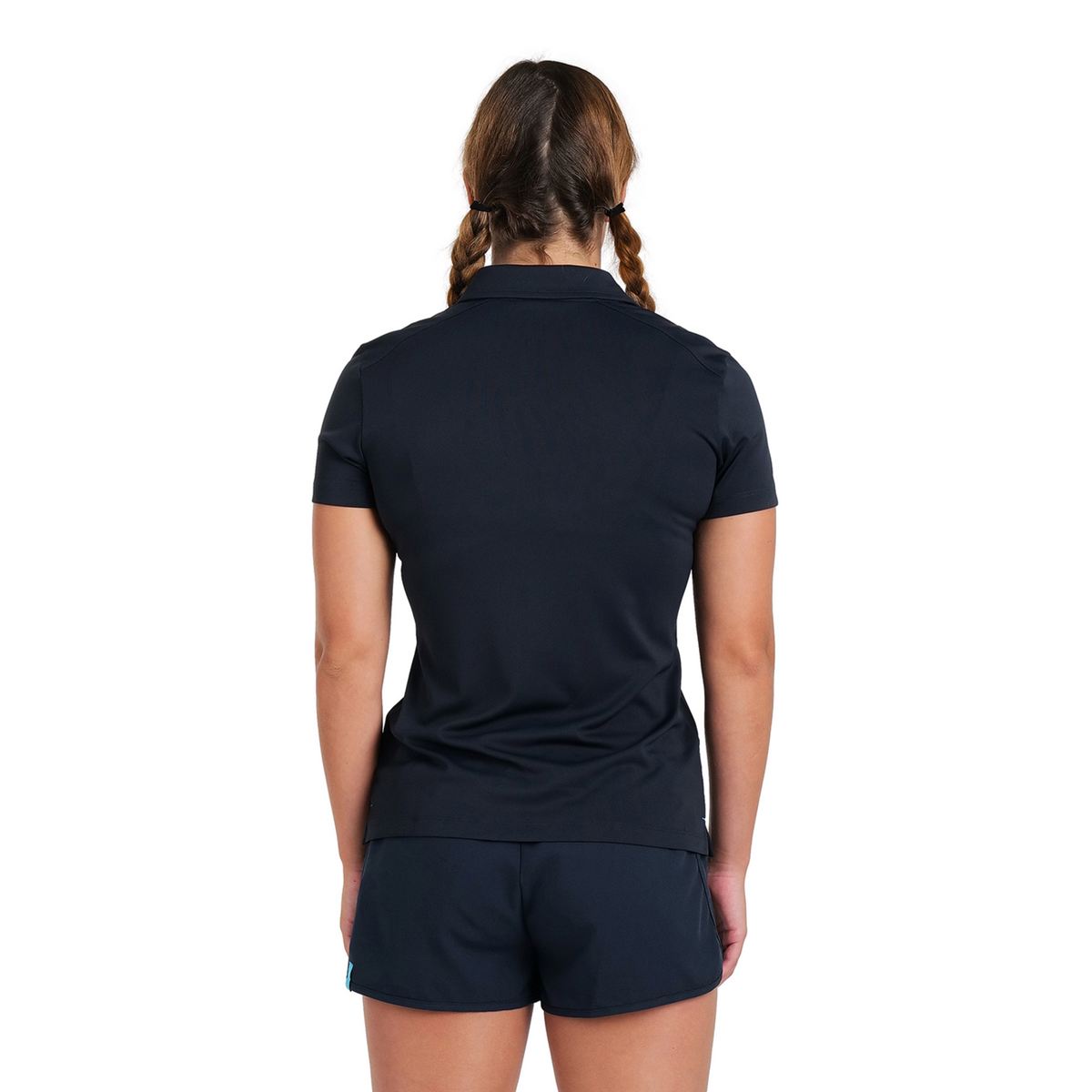 Arena Team Poloshirt Solid in SCHWARZ