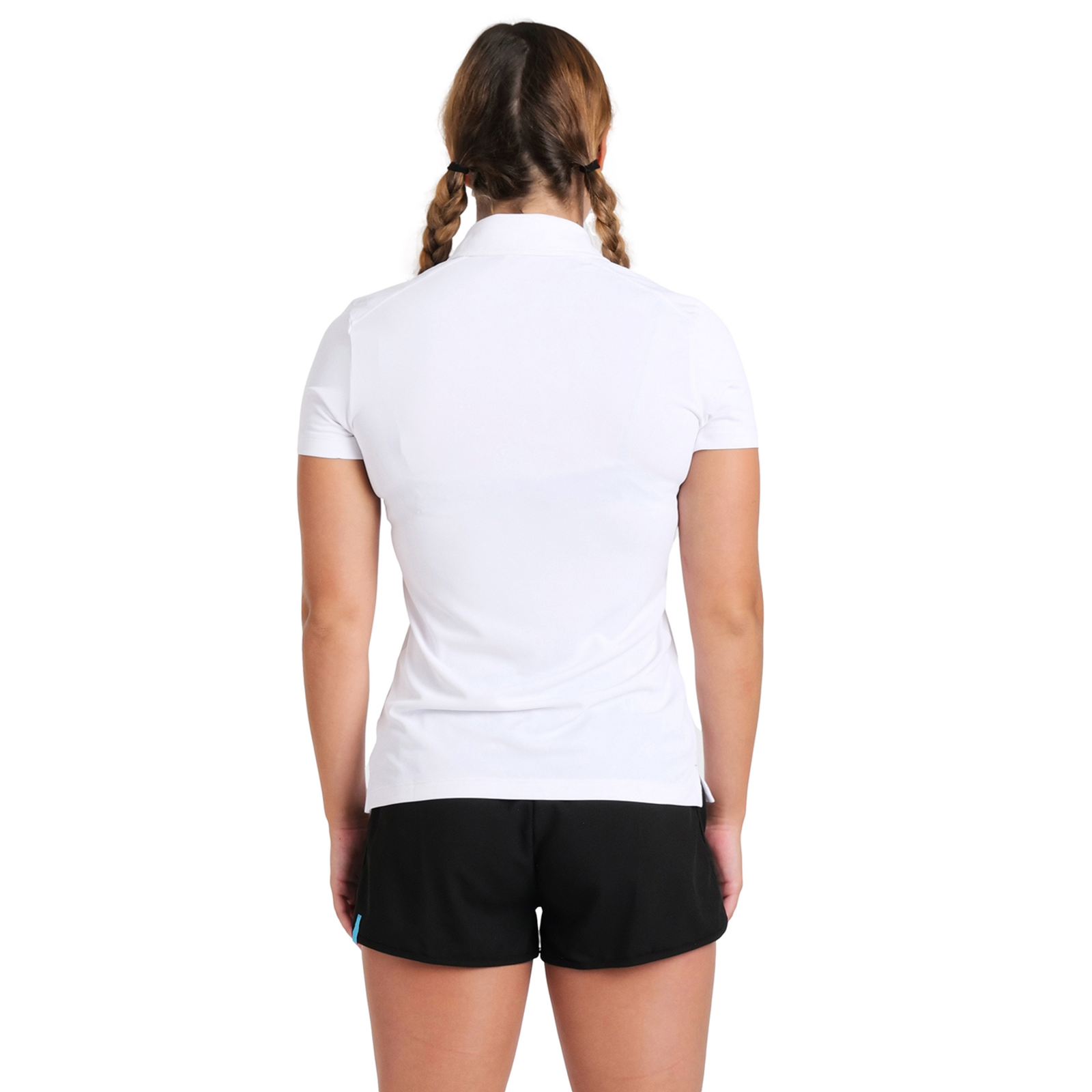 Arena Team Poloshirt Solid in WEISS