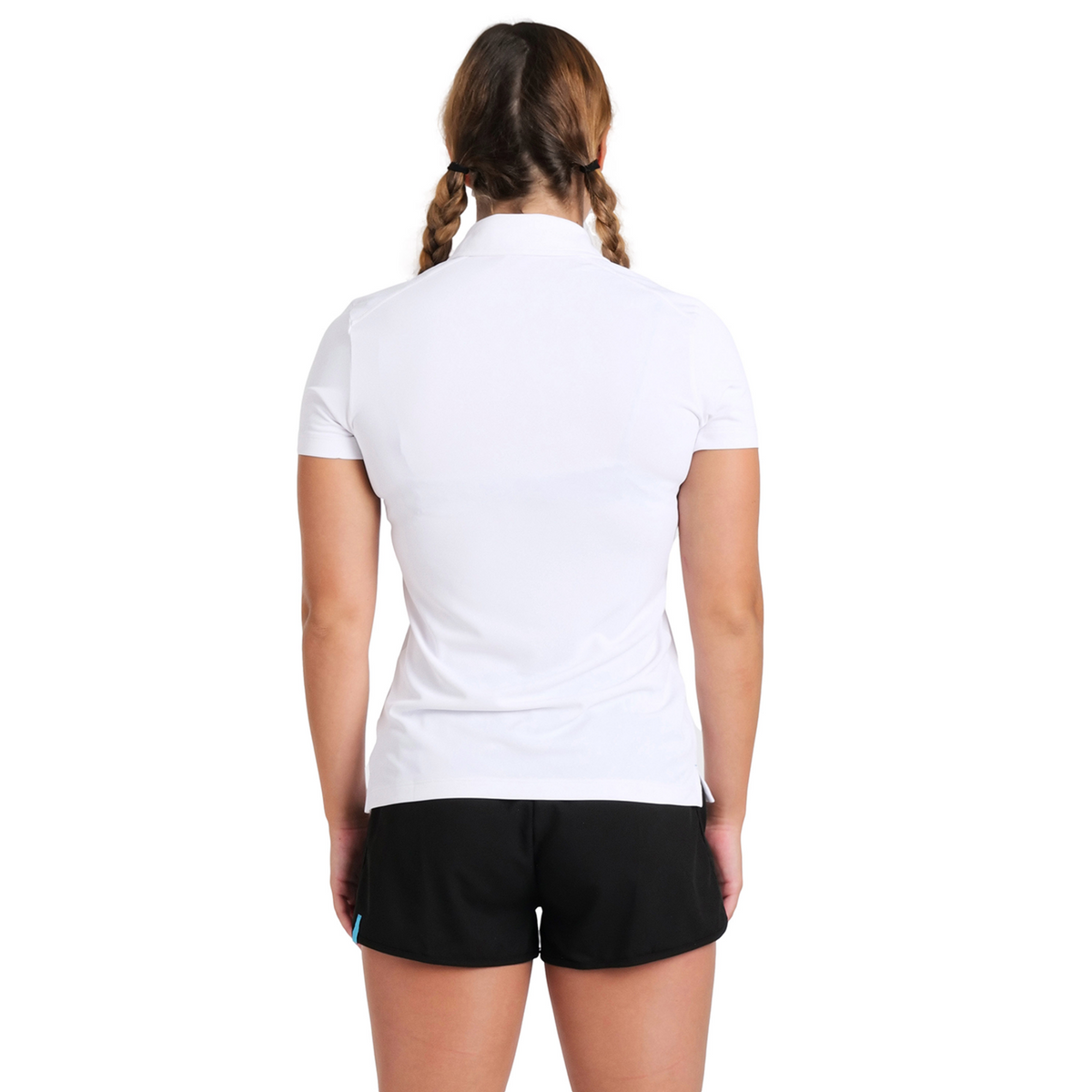 Arena Team Poloshirt Solid in WEISS
