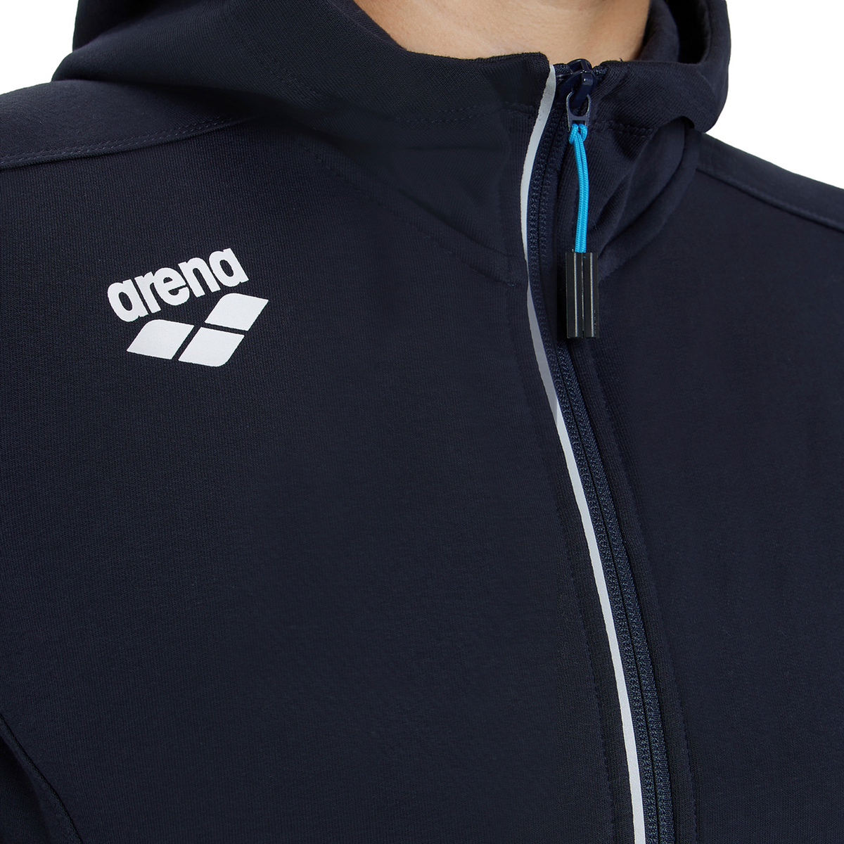 Arena Team Hooded Jacket Panel in BLAU
