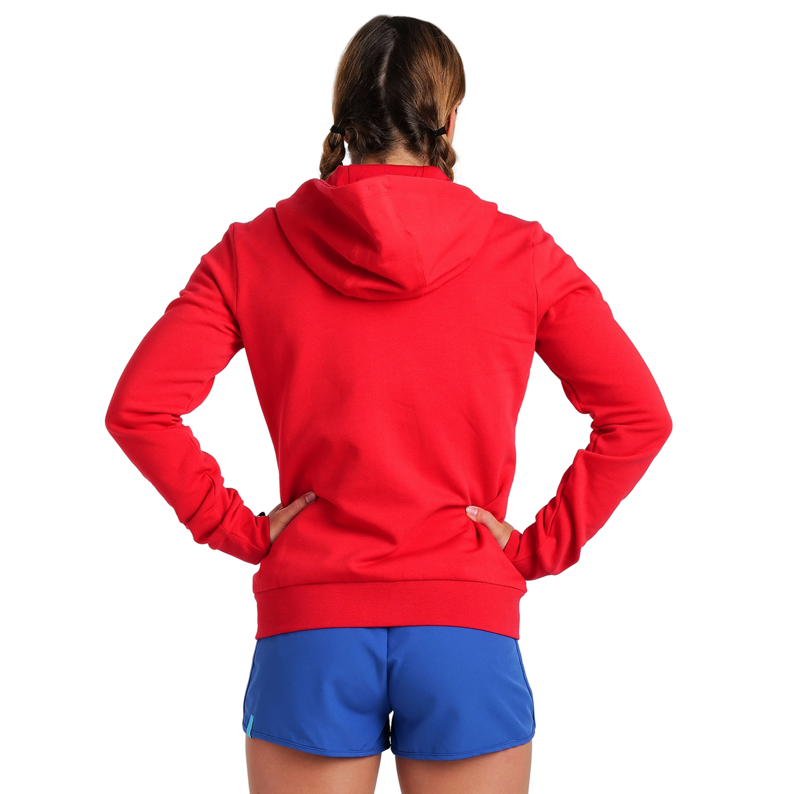 Arena Team Hooded Jacket Panel in ROT