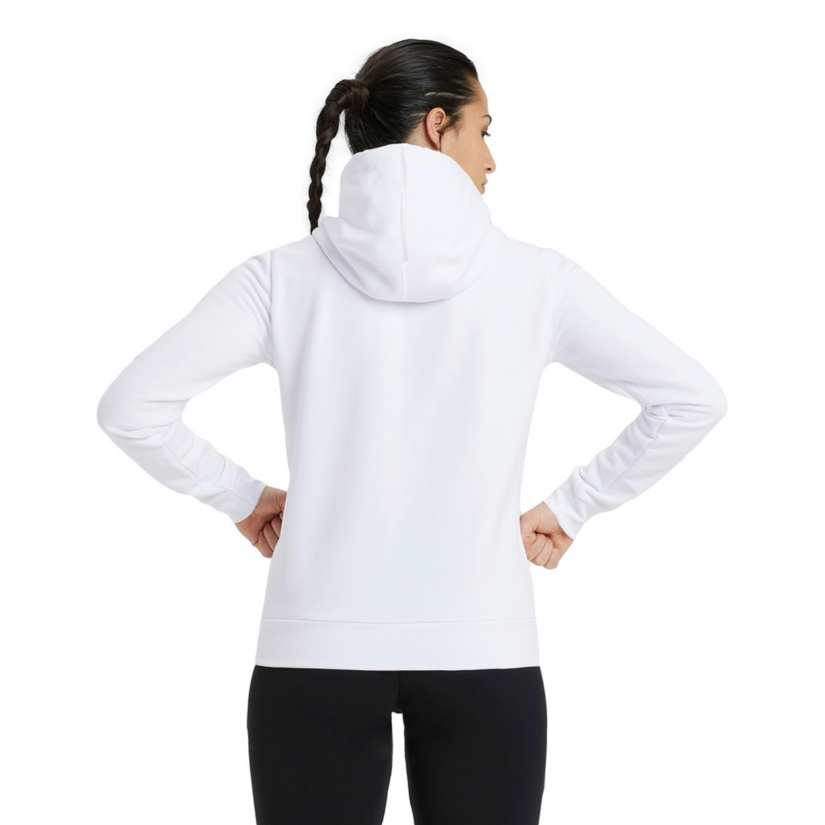 Arena Team Hooded Jacket Panel in WEISS