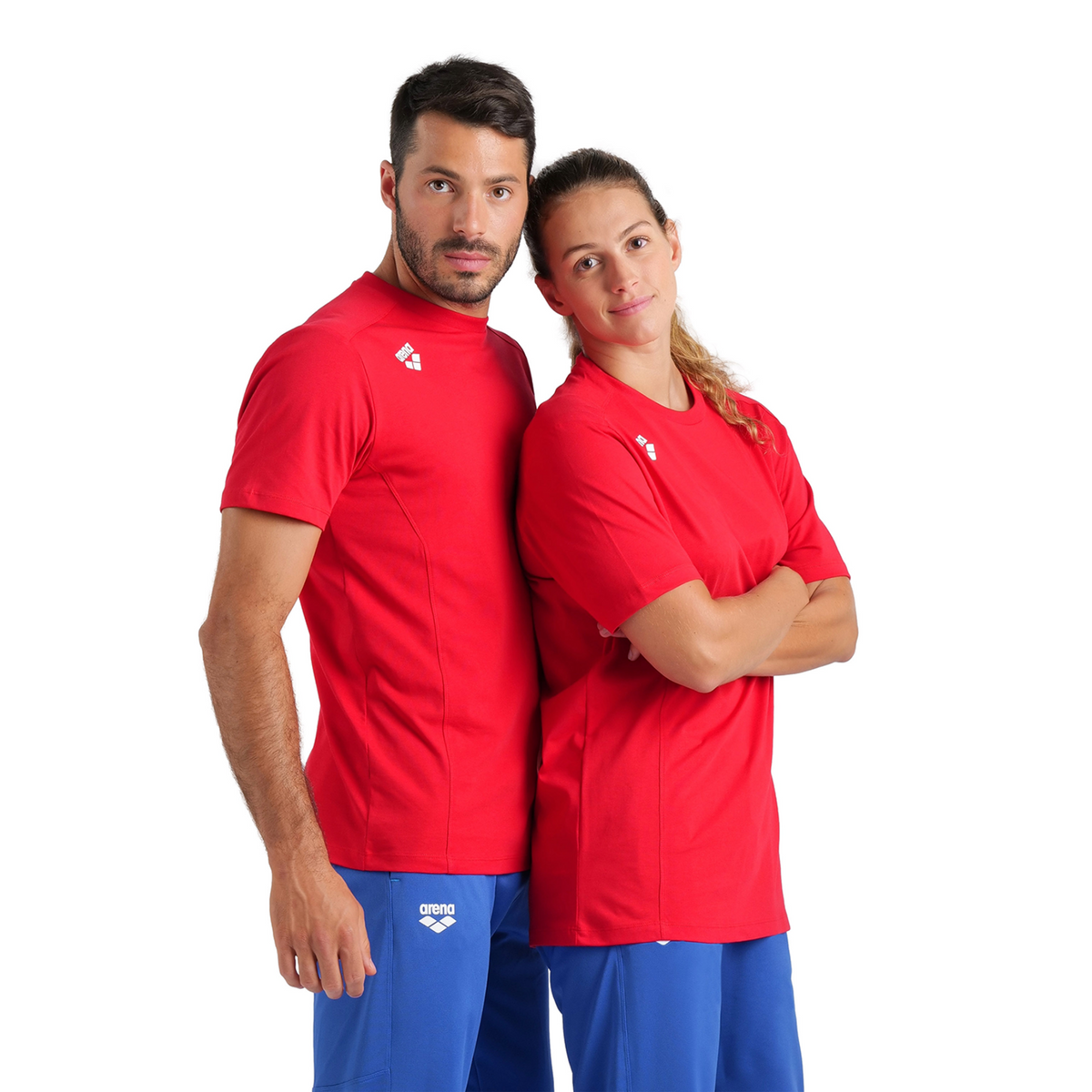 Arena Team T-Shirt Panel in ROT