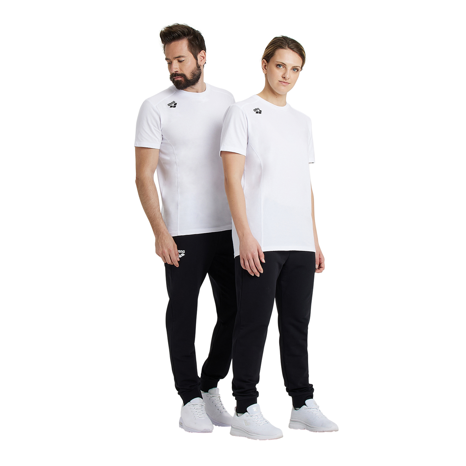 Arena Team T-Shirt Panel in WEISS