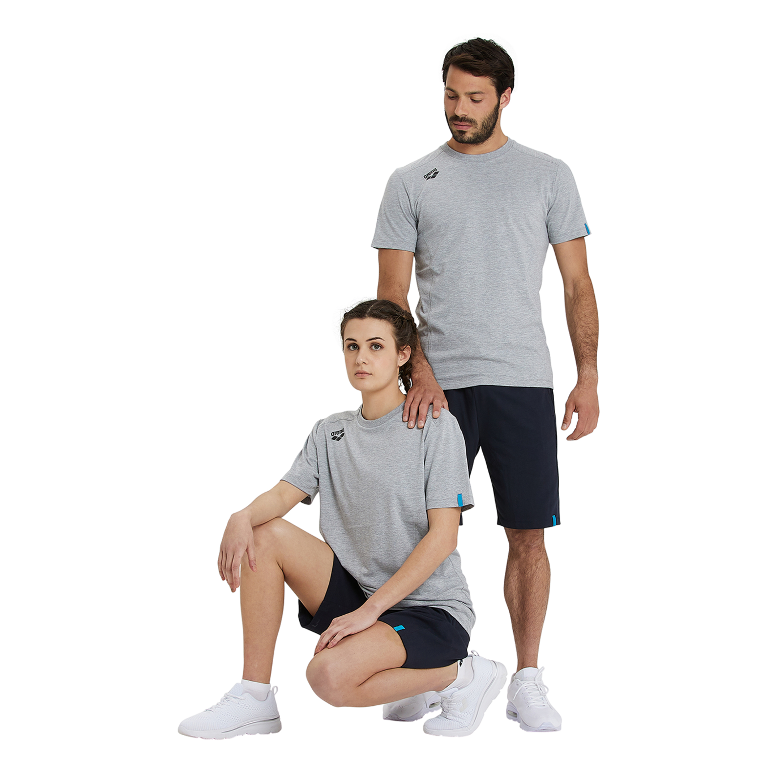 Arena Team T-Shirt Panel in GRAU