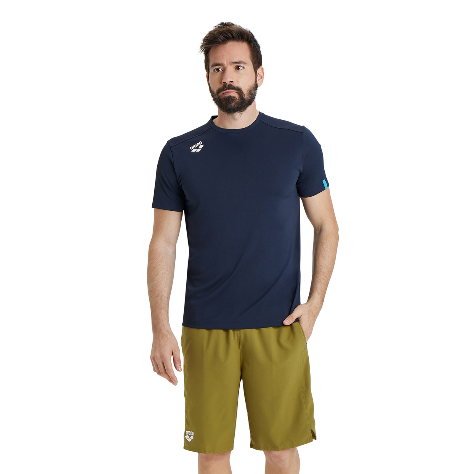 Arena Team T-Shirt Solid in BLAU