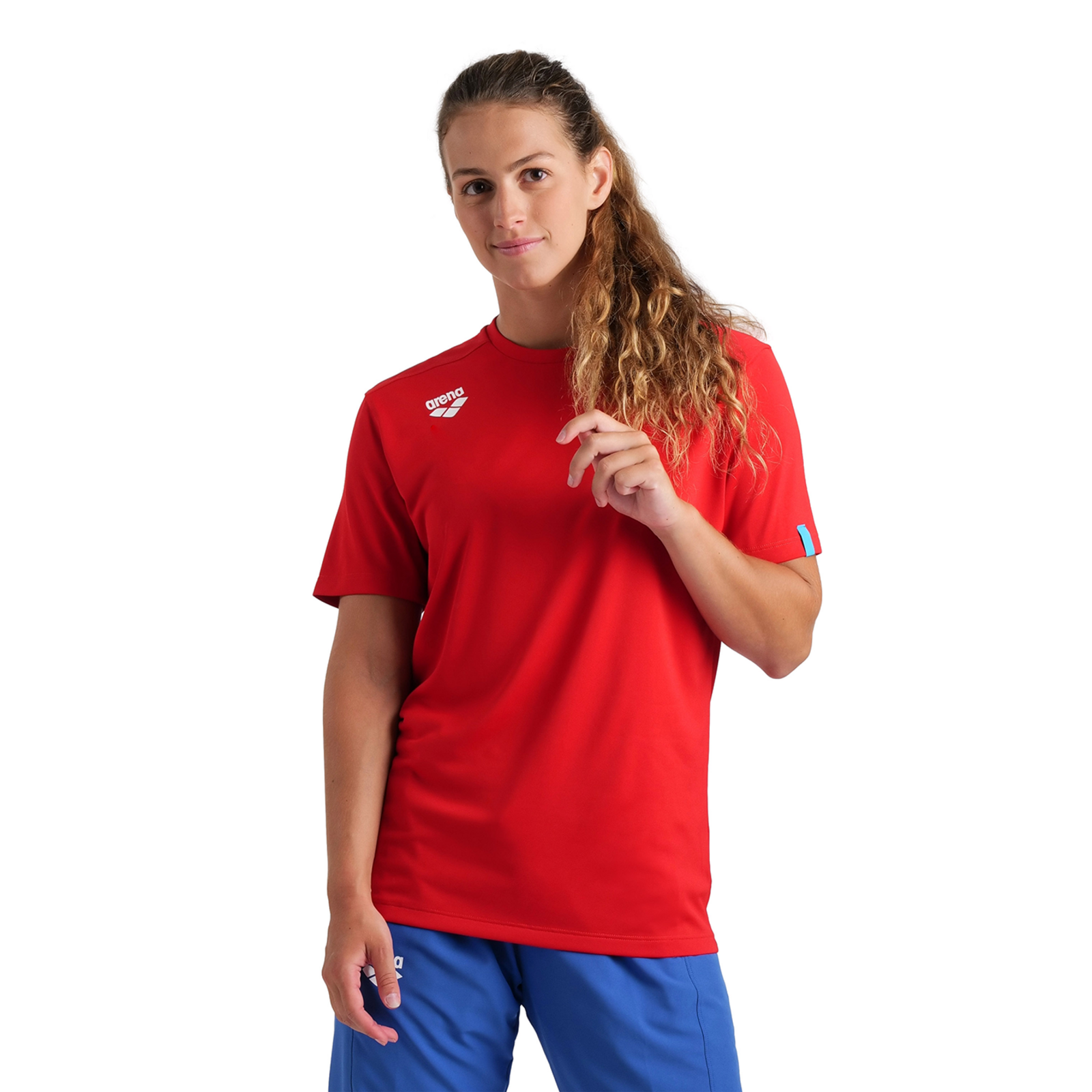 Arena Team T-Shirt Solid in ROT