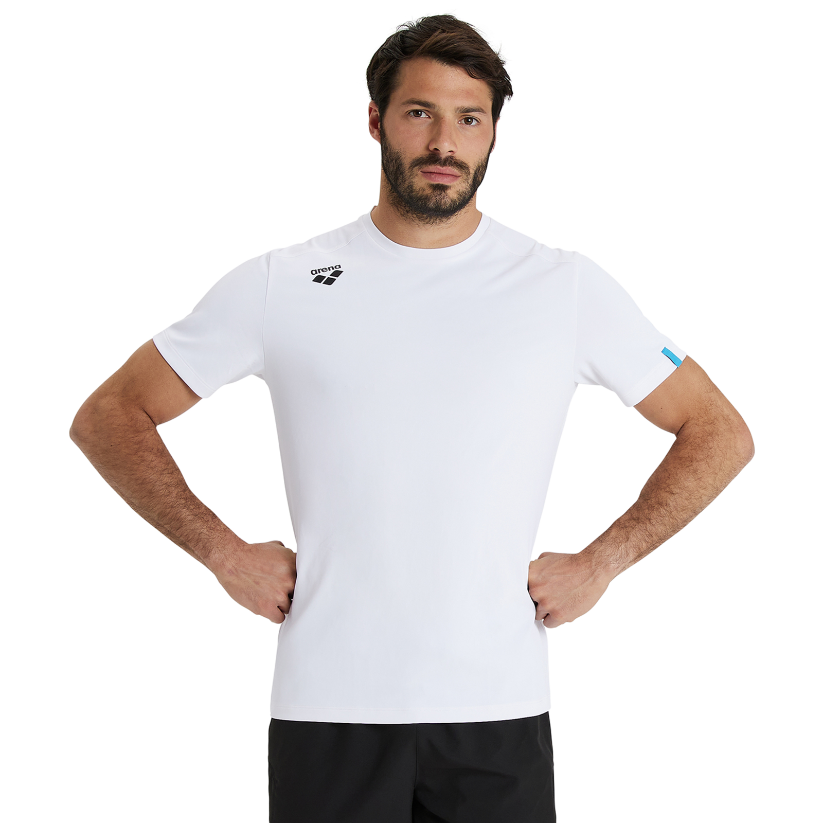 Arena Team T-Shirt Solid in WEISS