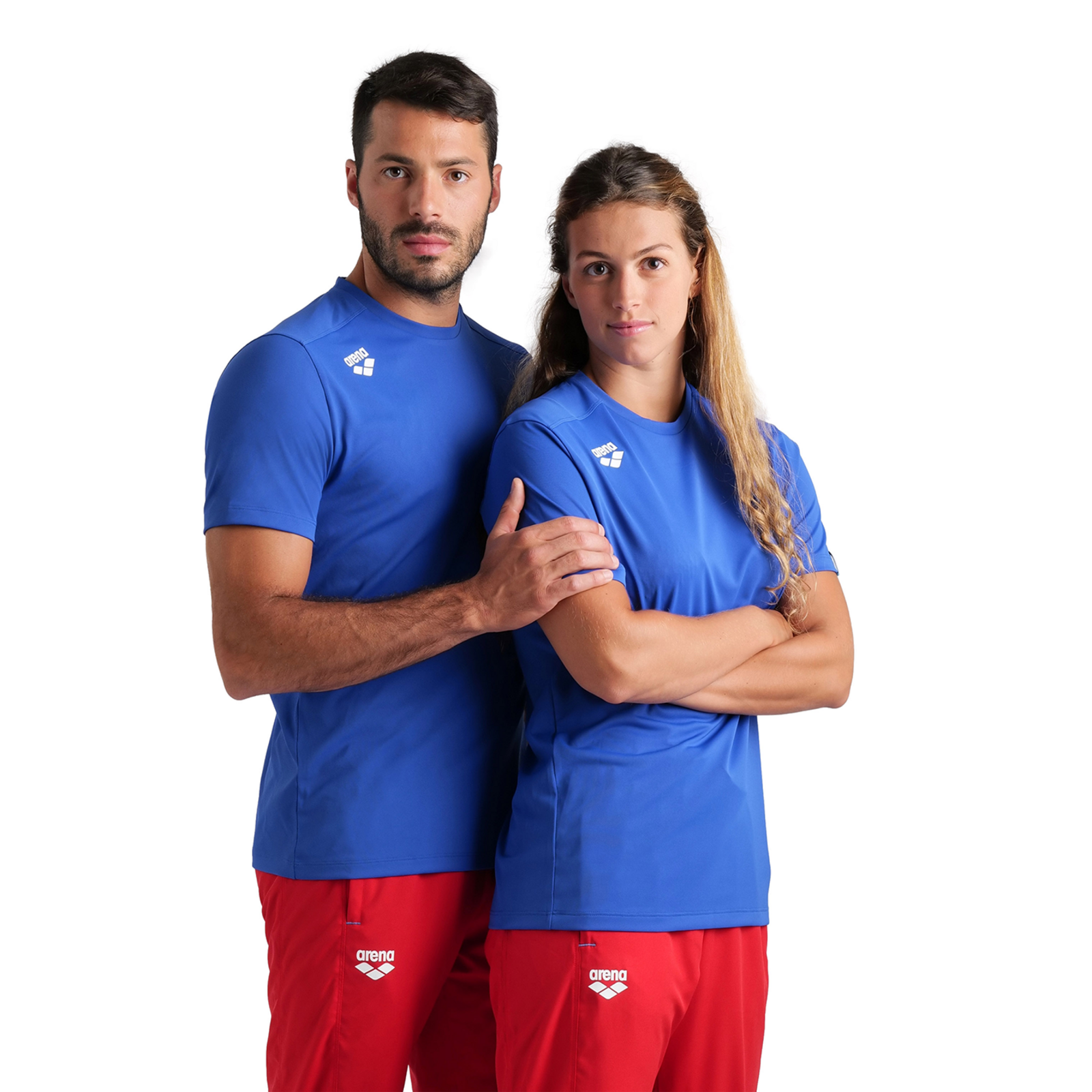 Arena Team T-Shirt Solid in BLAU