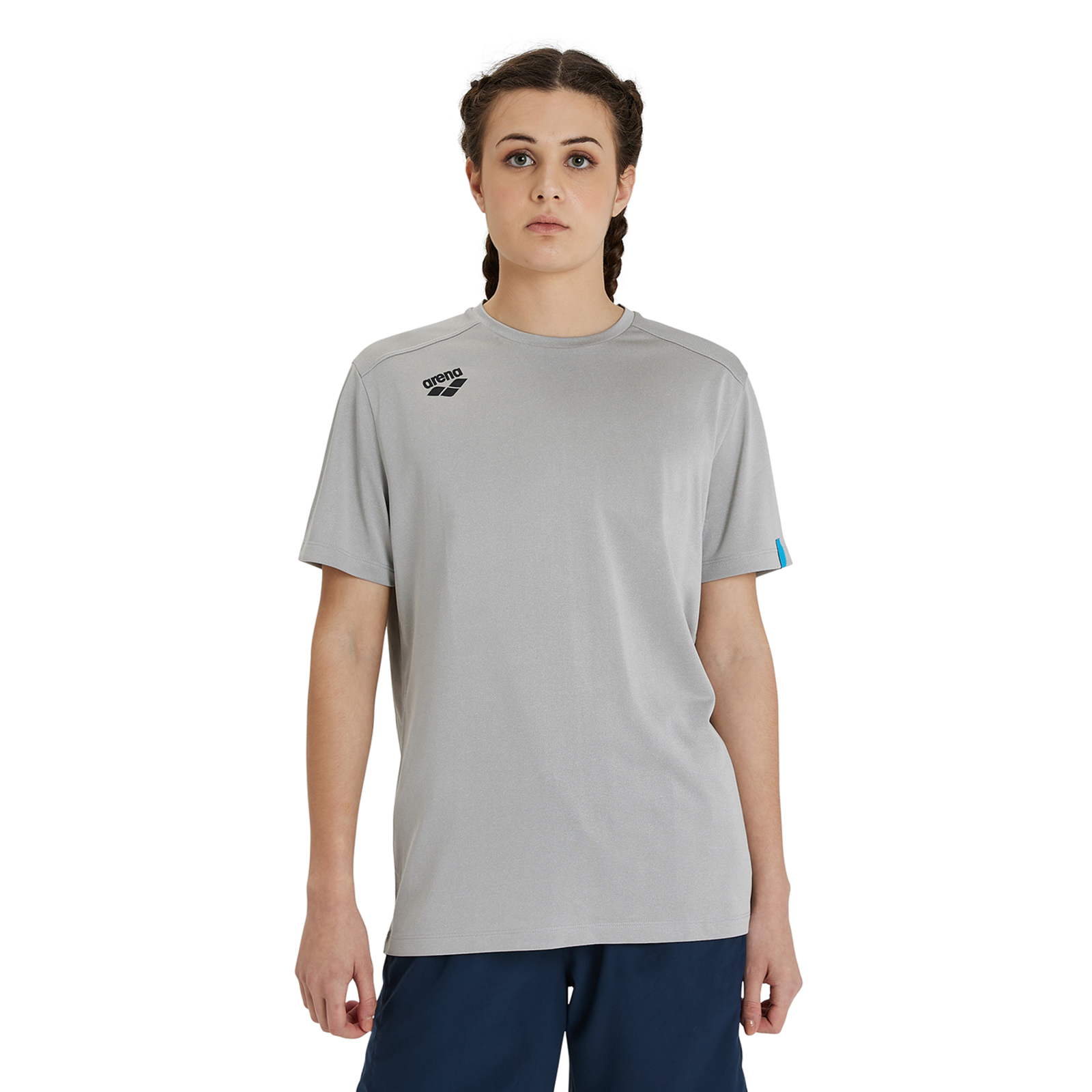Arena Team T-Shirt Solid in GRAU