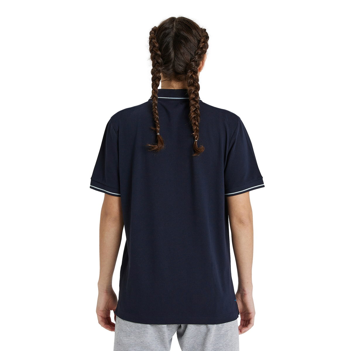 Arena Team Poloshirt Solid Cotton in SCHWARZ