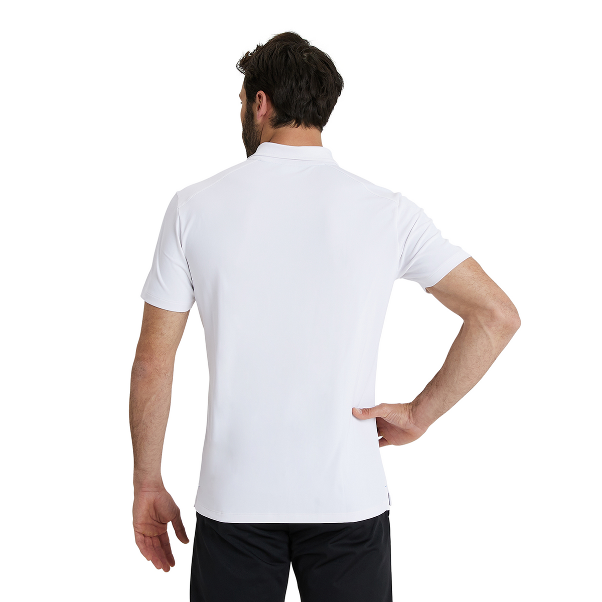 Arena Team Poloshirt Solid in WEISS