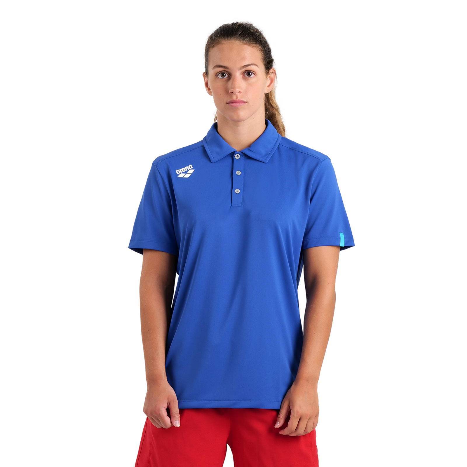 Arena Team Poloshirt Solid in BLAU