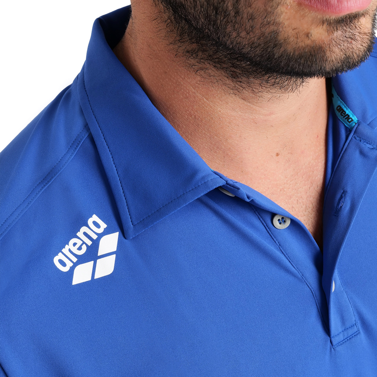 Arena Team Poloshirt Solid in BLAU
