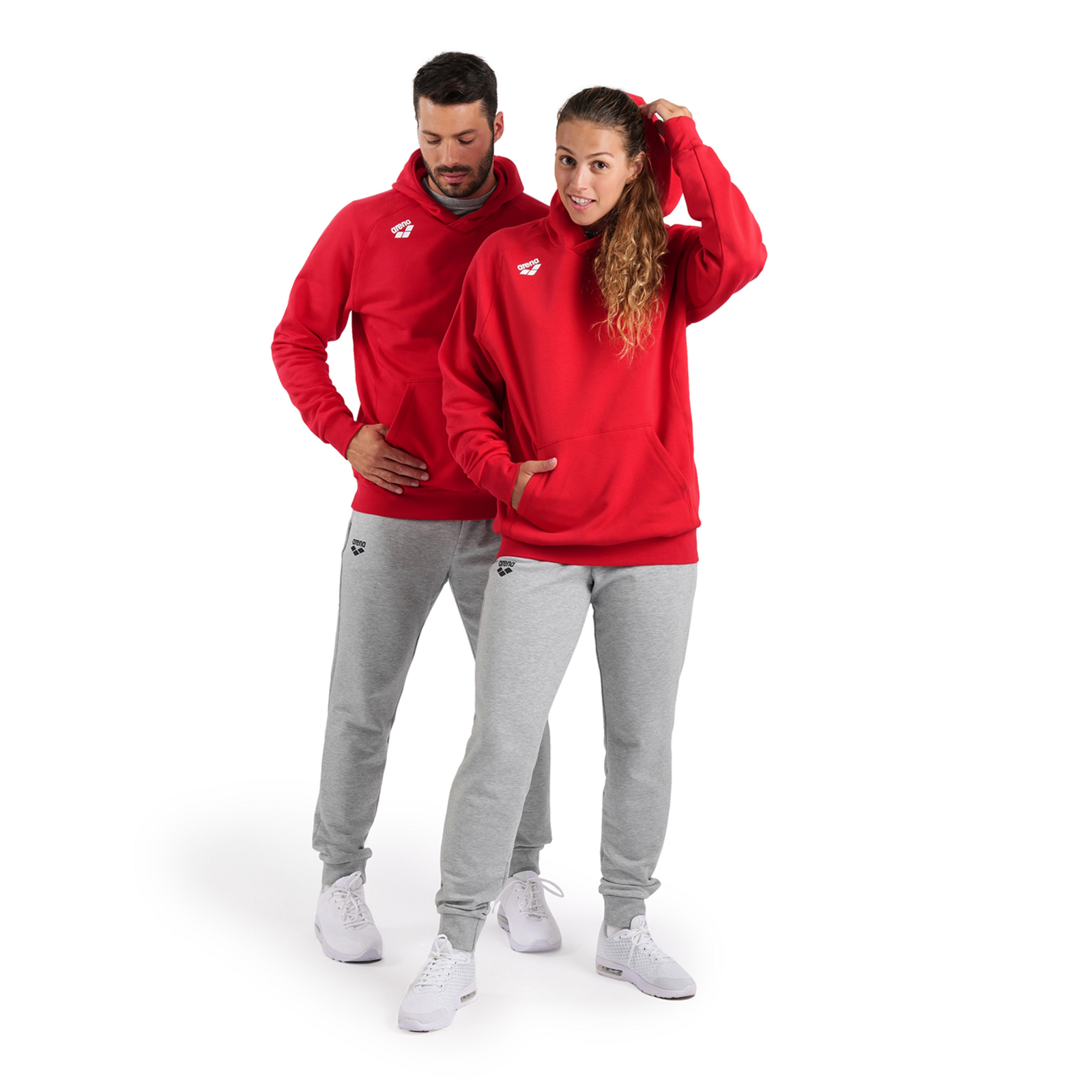 Arena Team Hooded Sweat Panel in ROT