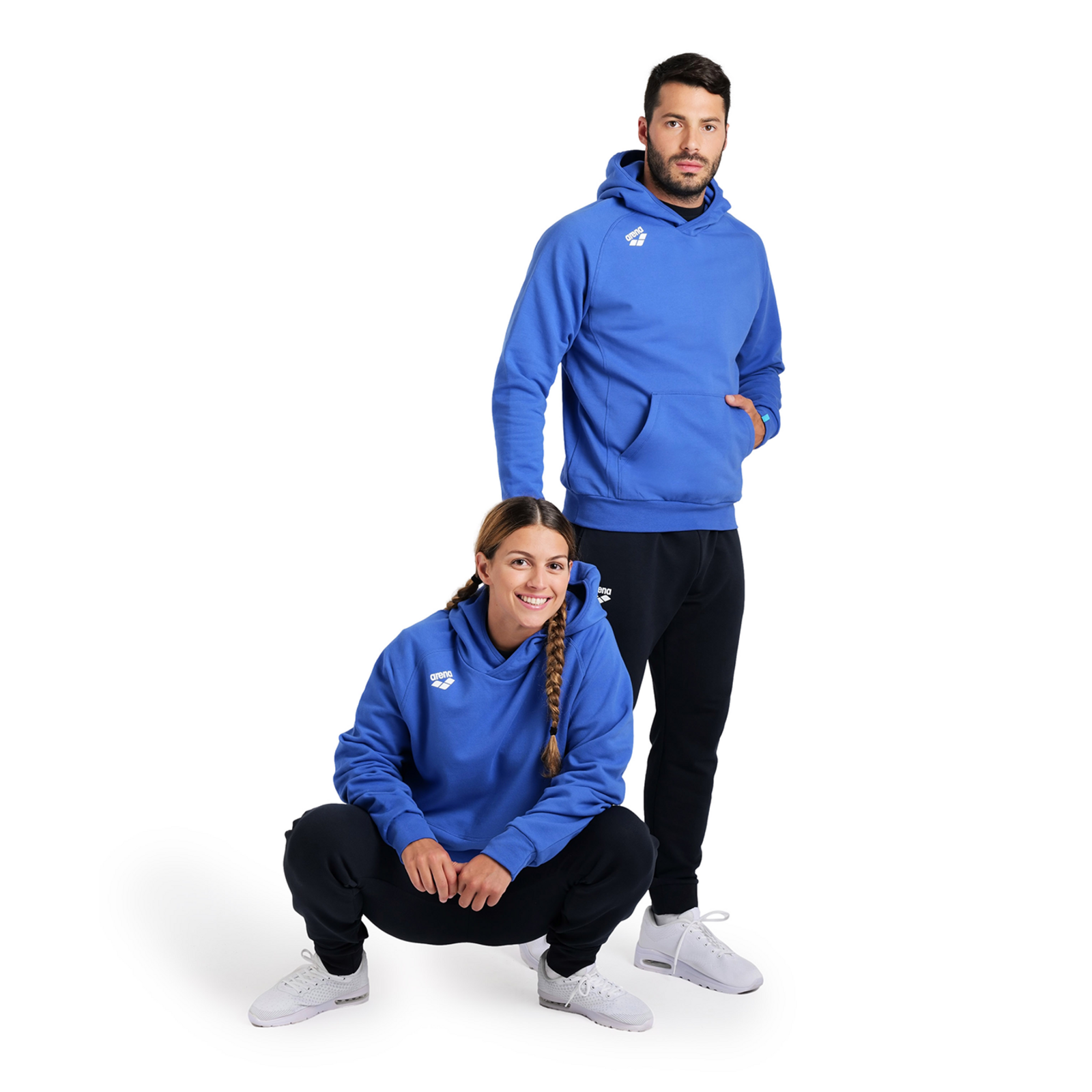 Arena Team Hooded Sweat Panel in BLAU