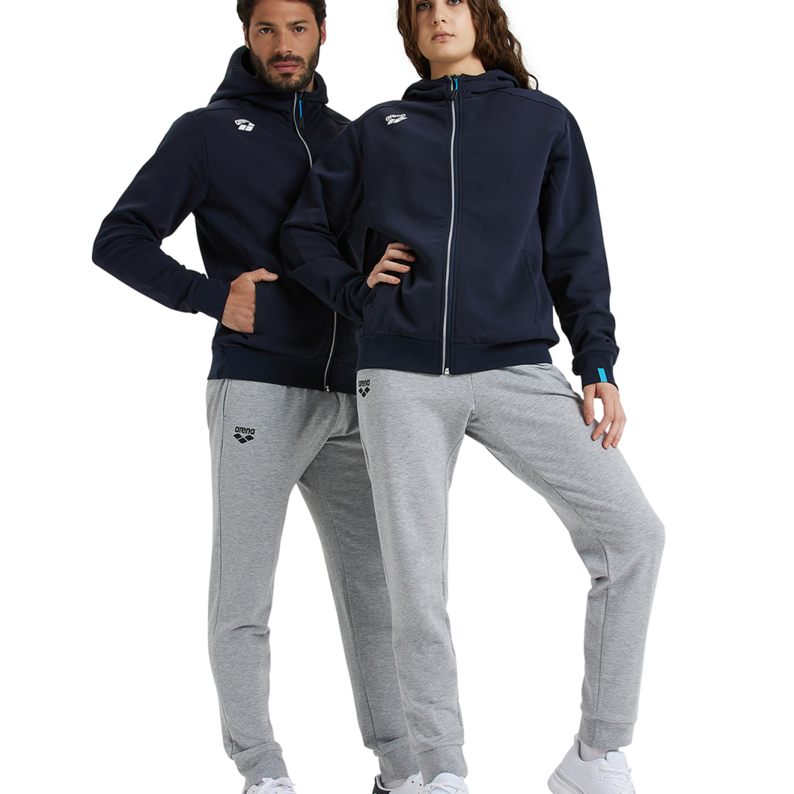 Arena Team Hooded Jacket Panel in SCHWARZ
