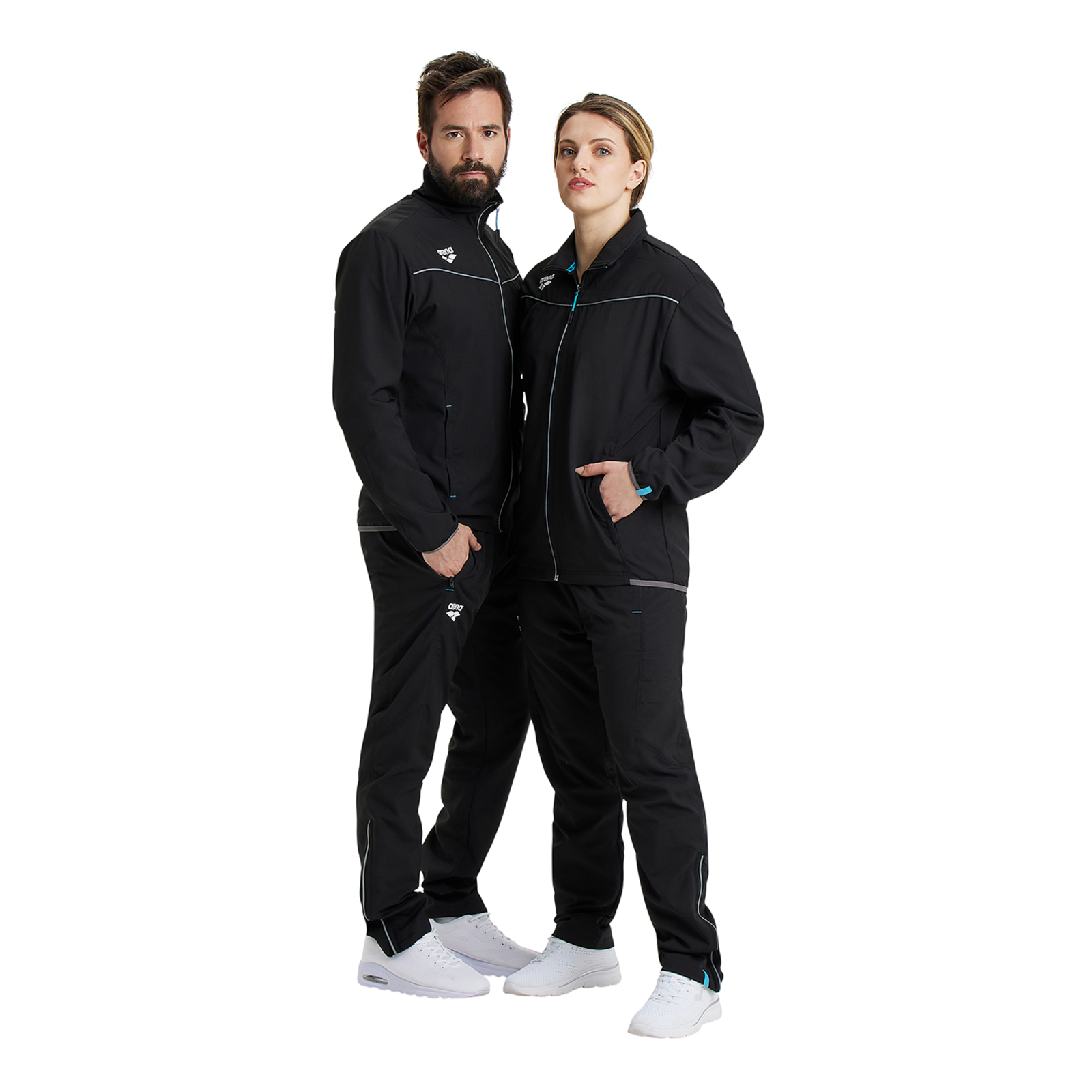 Arena Team Jacket Panel in SCHWARZ