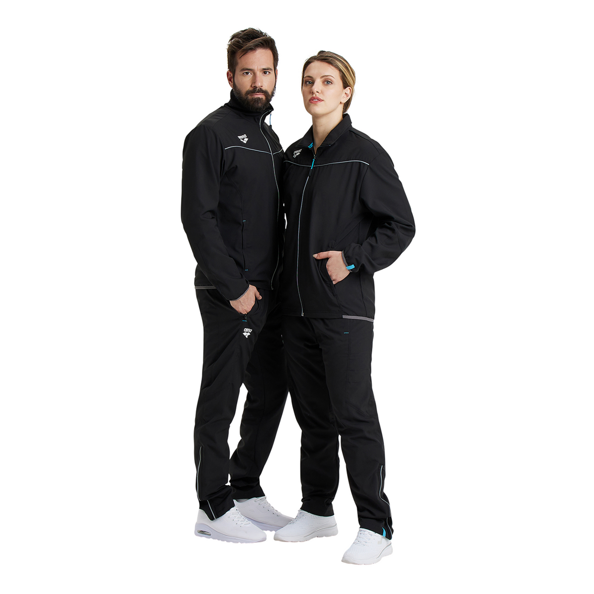 Arena Team Jacket Panel in SCHWARZ