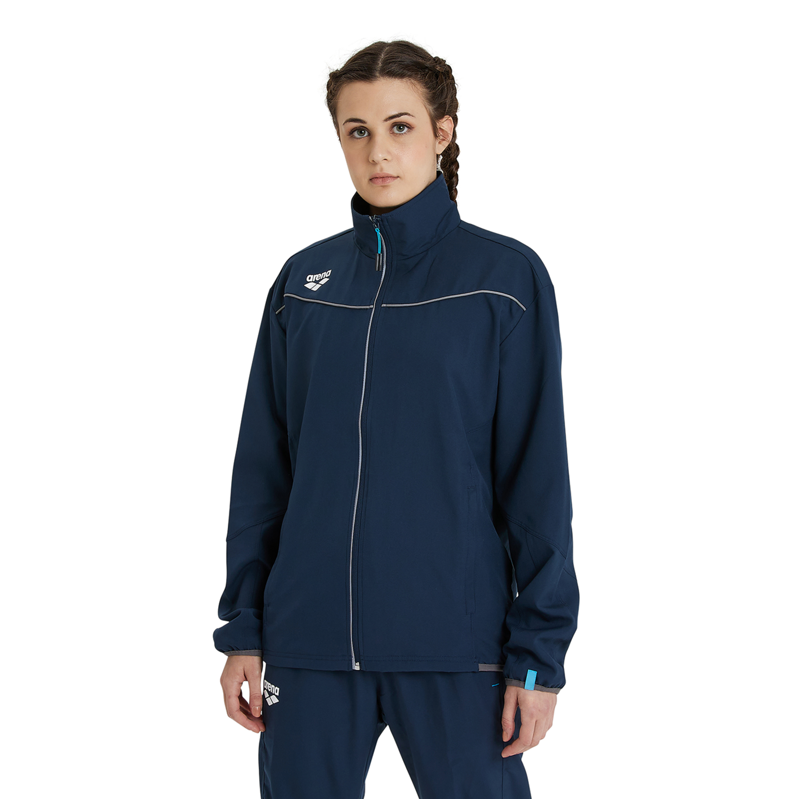 Arena Team Jacket Panel in BLAU