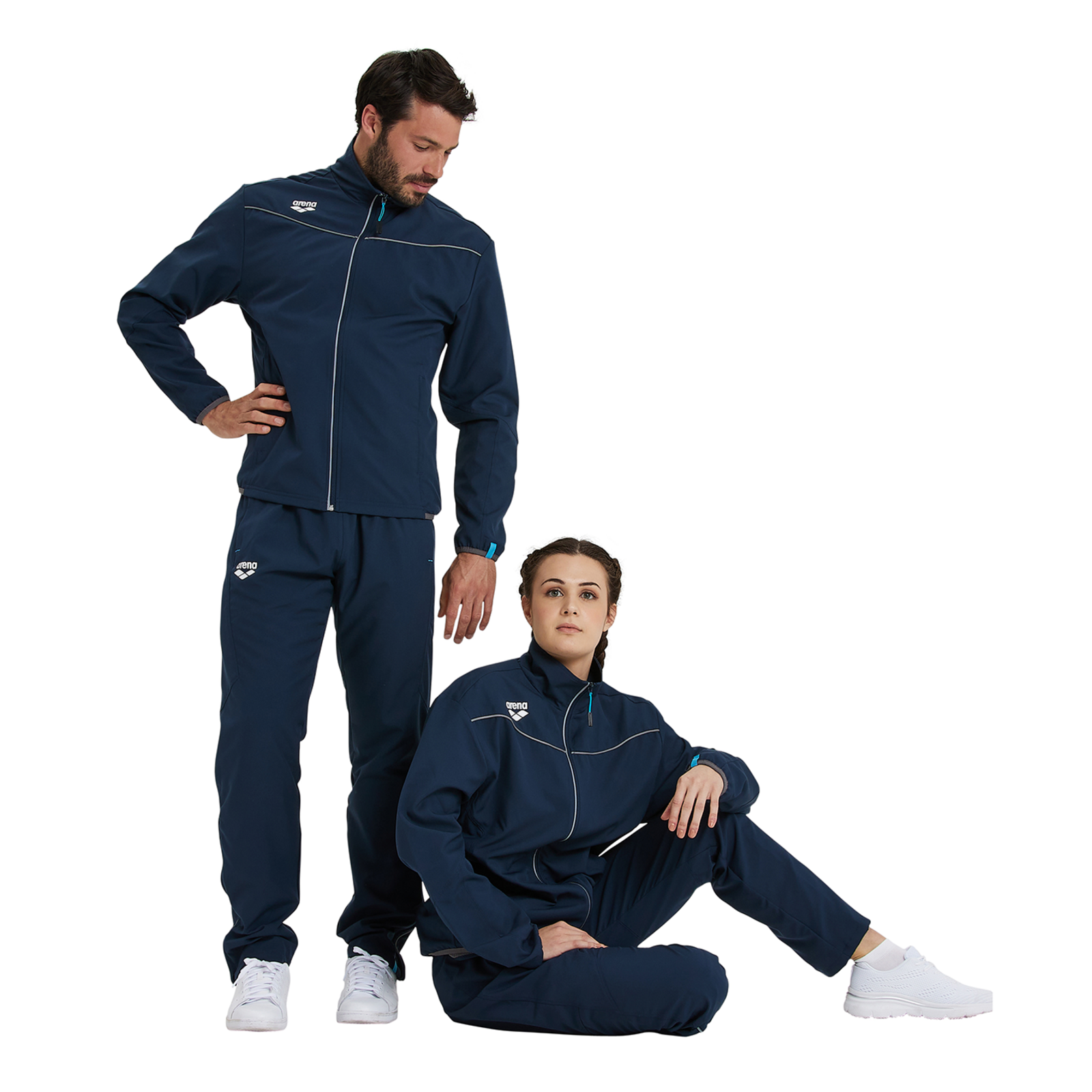 Arena Team Jacket Panel in BLAU