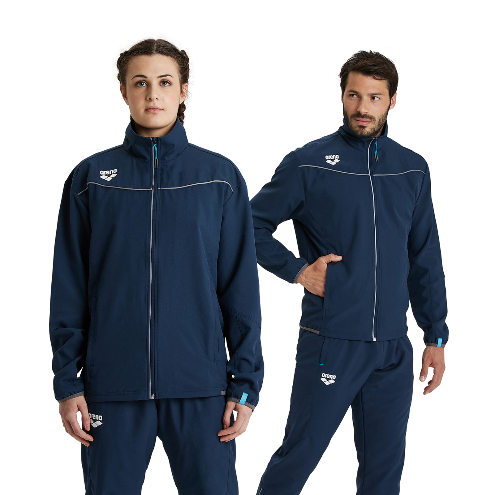 Arena Team Jacket Panel in BLAU