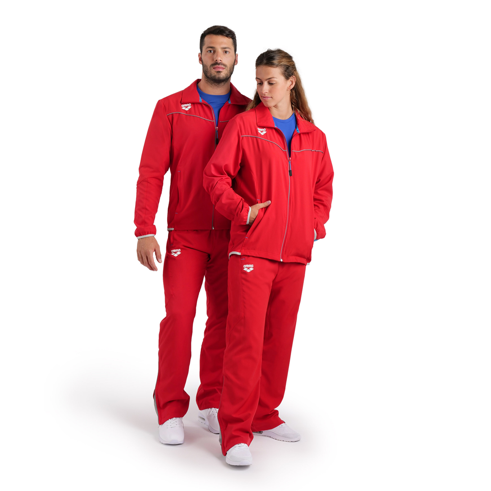 Arena Team Jacket Panel in ROT