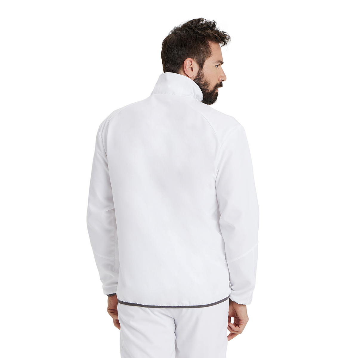Arena Team Jacket Panel in WEISS