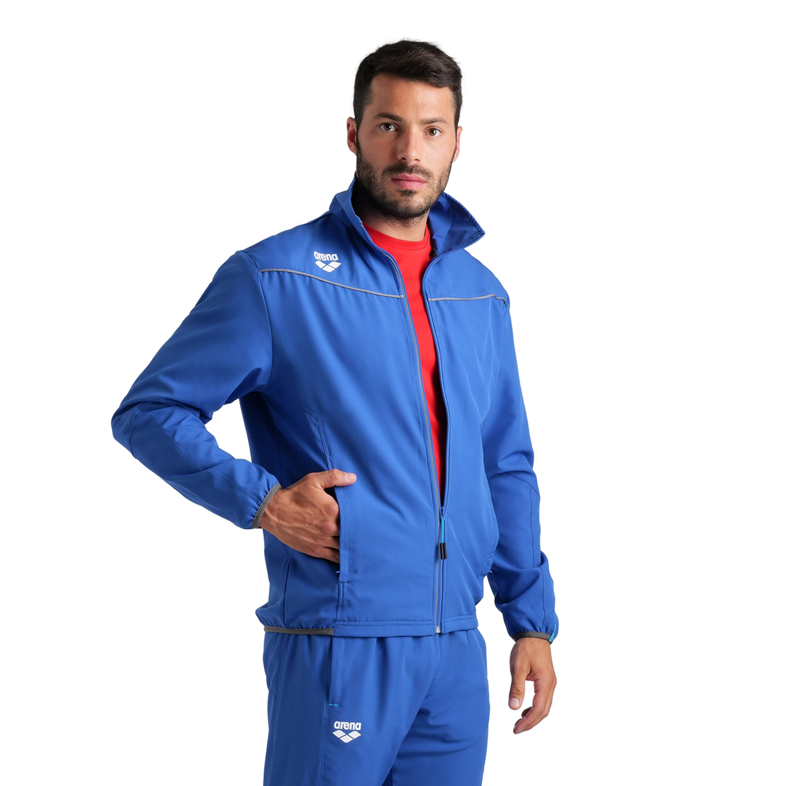 Arena Team Jacket Panel in BLAU