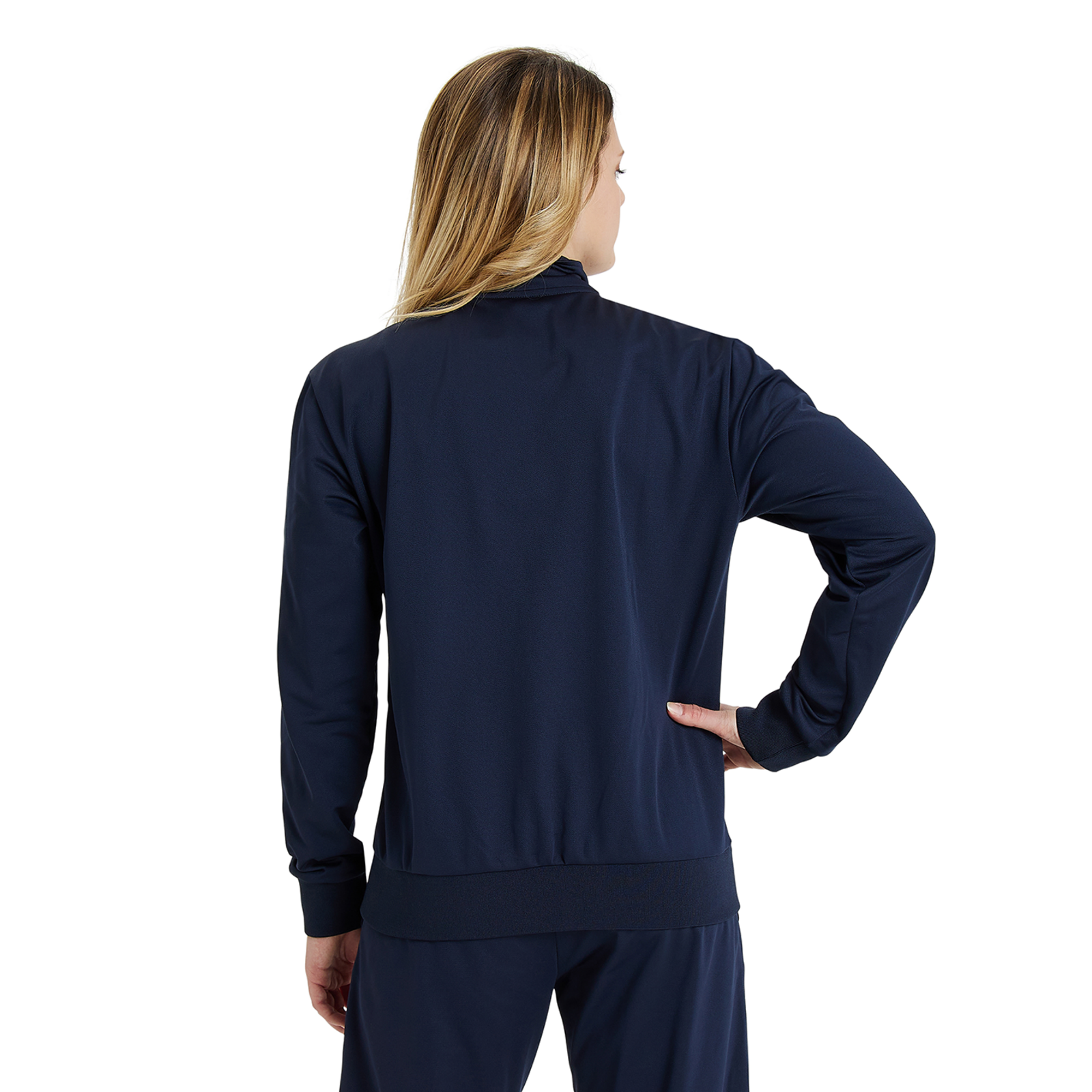 Arena Team Jacket Panel Knitted Poly in SCHWARZ