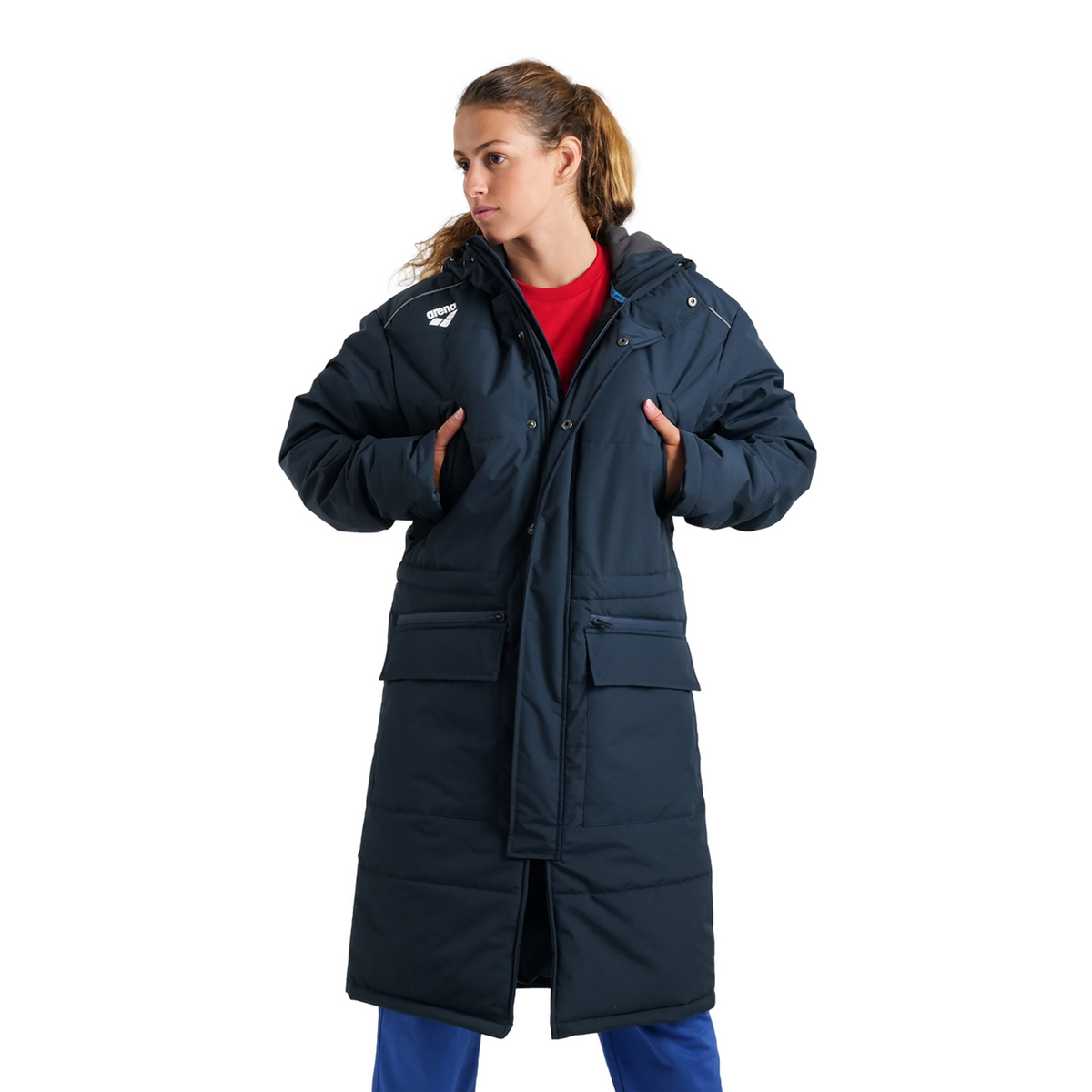 Arena Team Parka Solid in BLAU