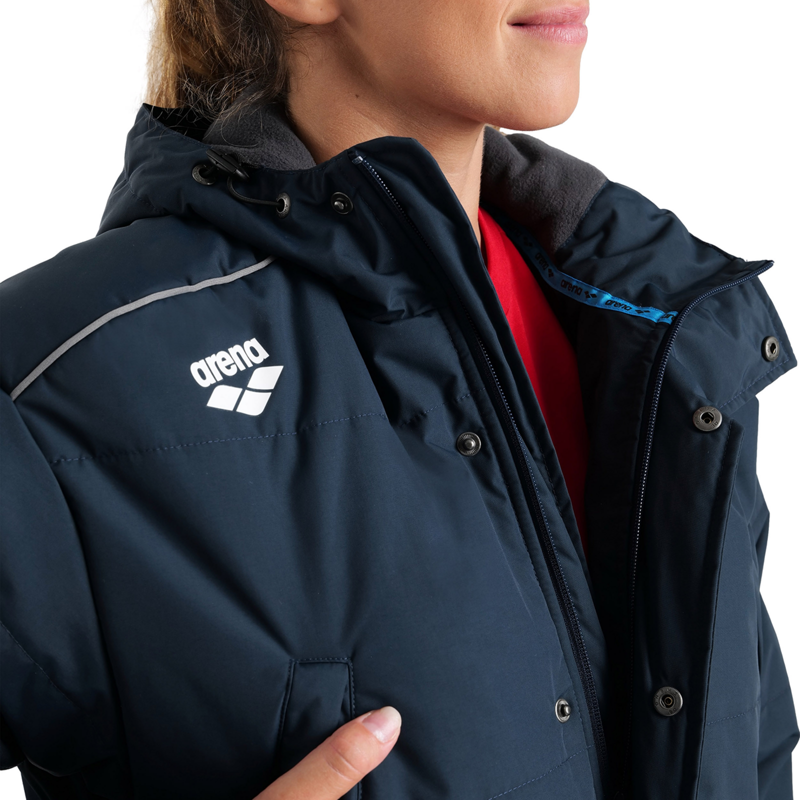 Arena Team Parka Solid in BLAU
