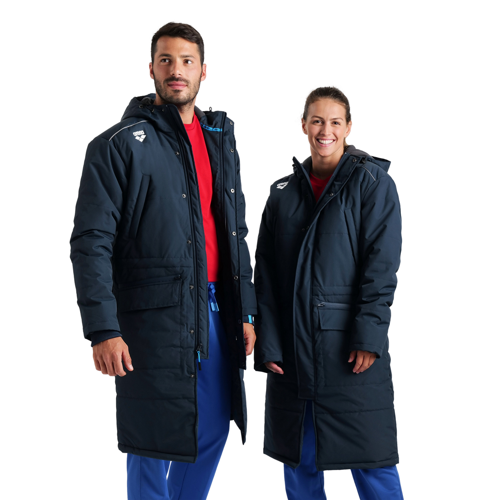 Arena Team Parka Solid in BLAU