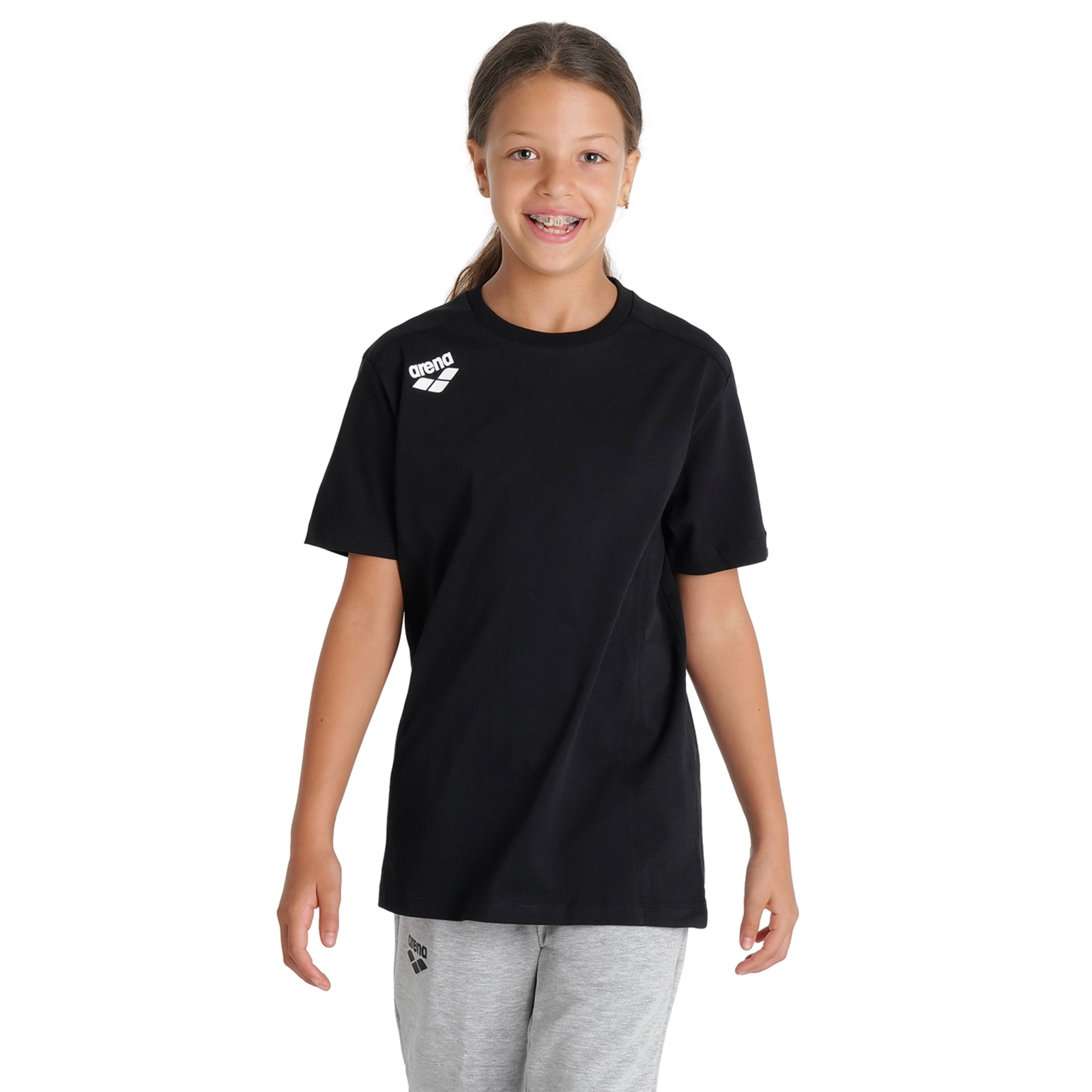 Arena Team T-Shirt Panel in SCHWARZ