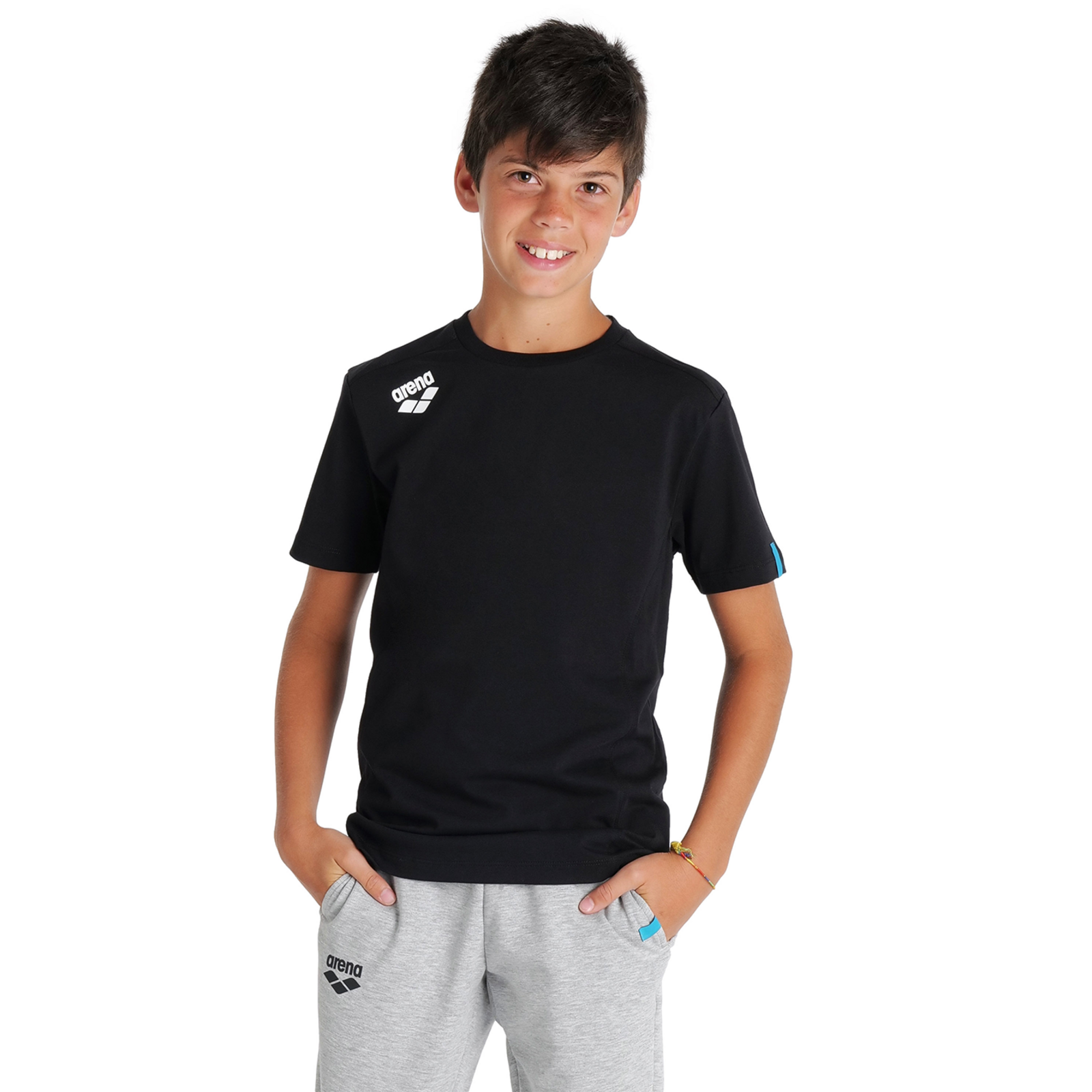Arena Team T-Shirt Panel in SCHWARZ