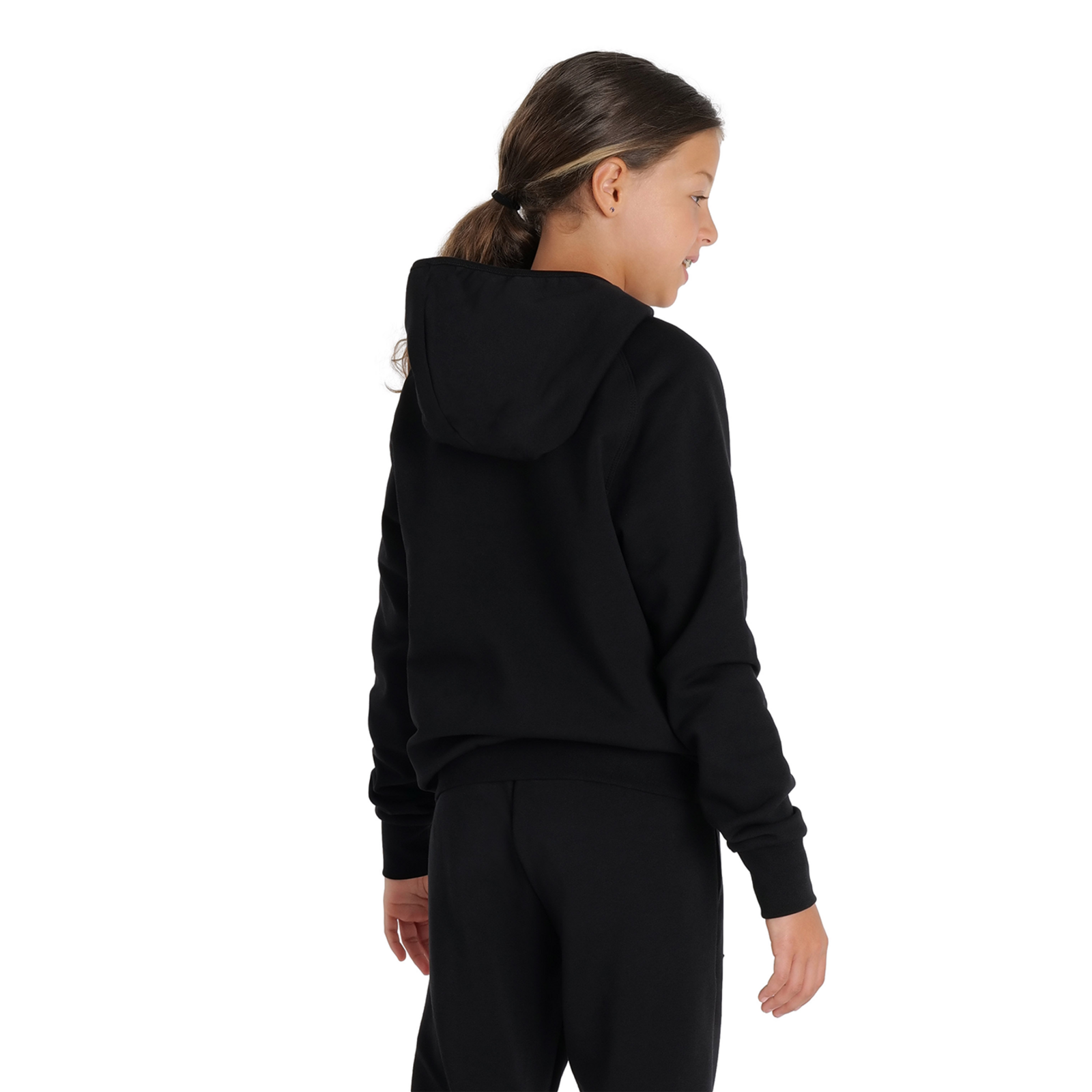 Arena Team Hooded Sweat Panel in SCHWARZ