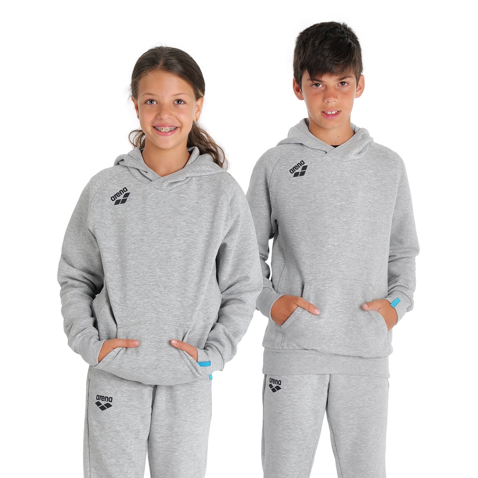 Arena Team Hooded Sweat Panel in GRAU