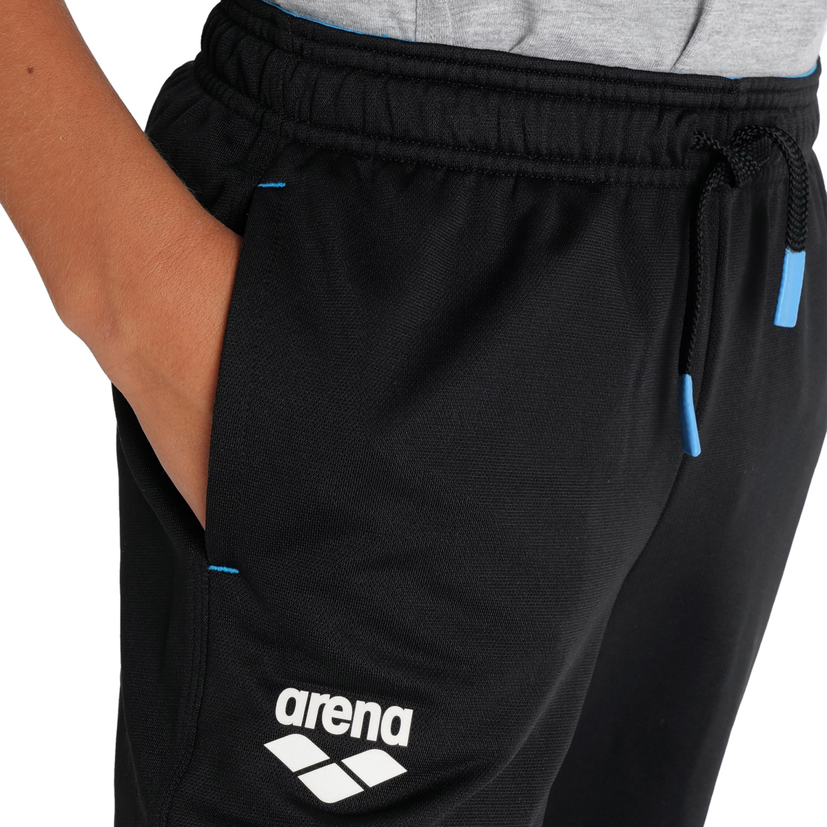 Arena Team Pant Solid Knitted Poly in SCHWARZ