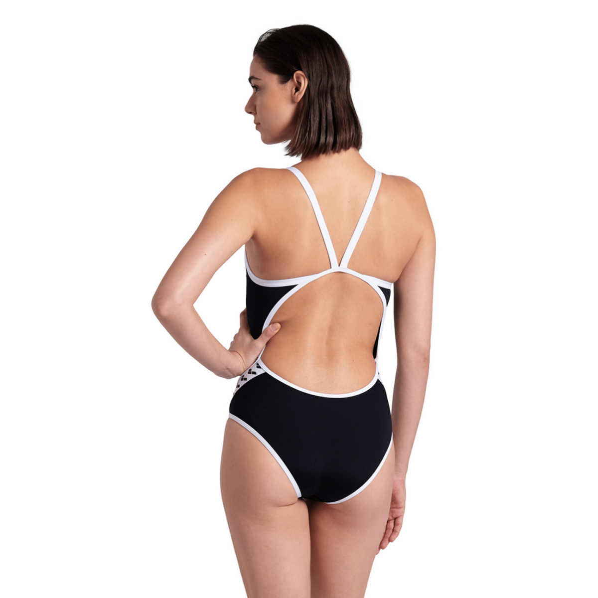 Arena Arena Icons Super Fly Back Solid Badeanzug in SCHWARZ