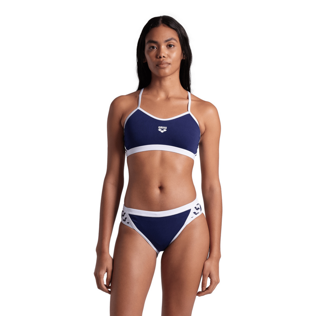 Arena Arena Icons Bikini Cross Back Solid Bikini in BLAU