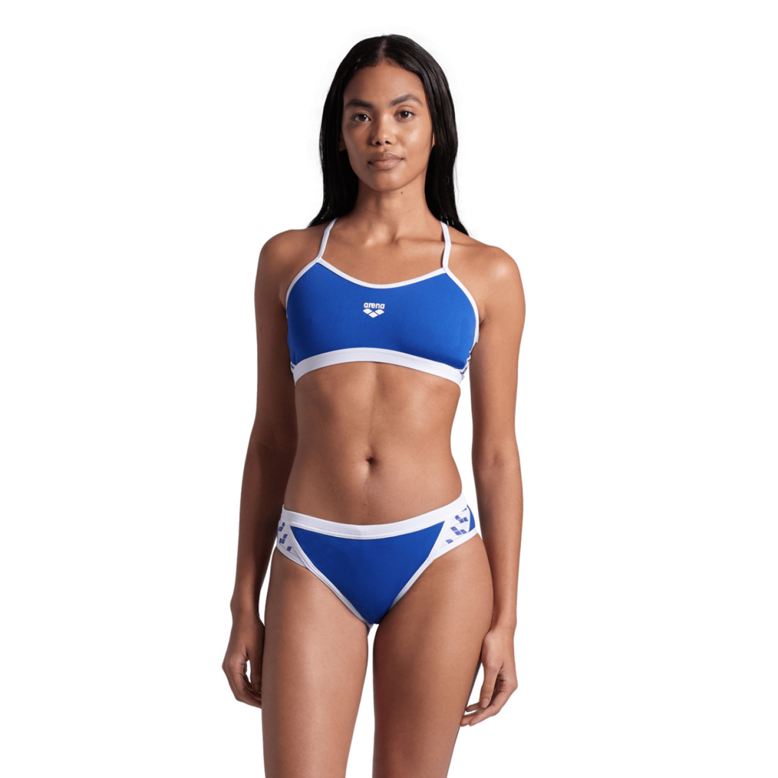 Arena Arena Icons Bikini Cross Back Solid Bikini in BLAU