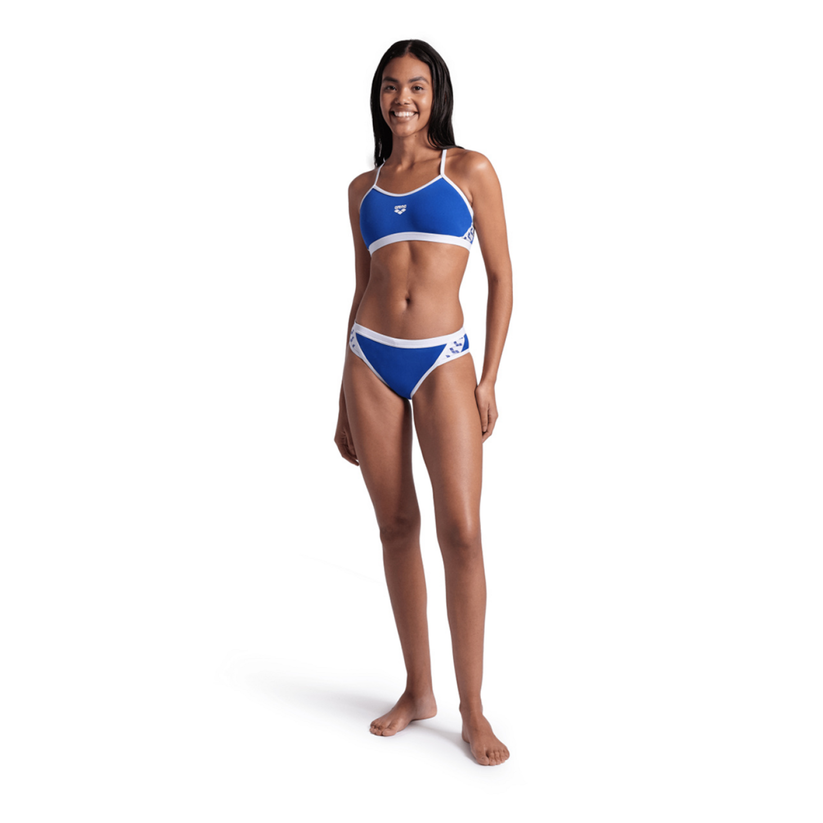 Arena Arena Icons Bikini Cross Back Solid Bikini in BLAU