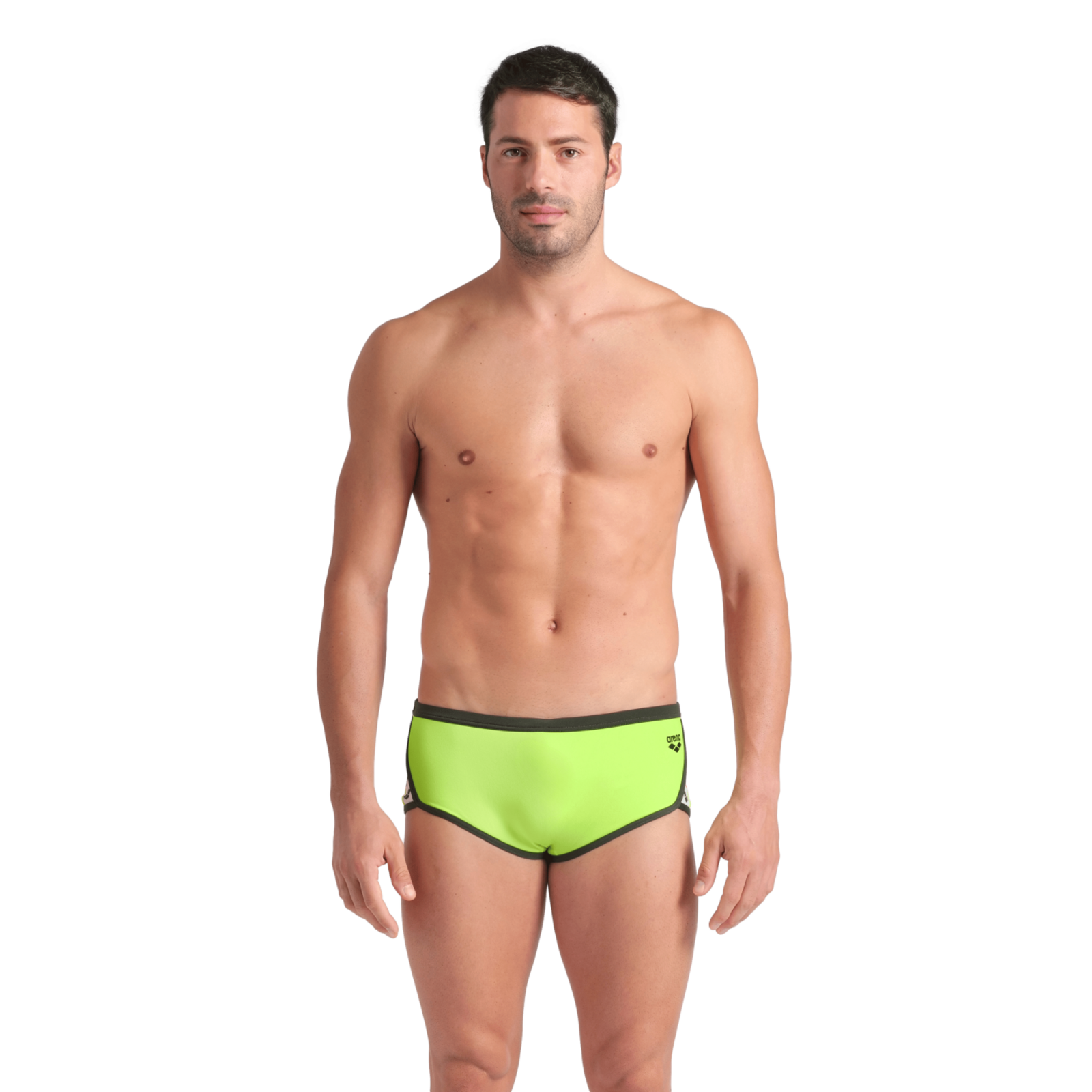 Arena Arena Icons Swim Low Waist Short Solid in GELB